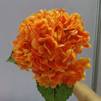 Hortensias artificiales con tacto real de 20" para bodas y eventos - Rojo