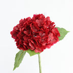 Hortensias artificiales con tacto real de 20" para bodas y eventos - Dark verde