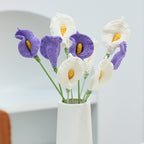 Calas artificiales de 12" x 4" para bodas y eventos - Morado