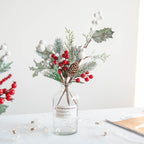 Bayas decorativas artificiales para bodas y eventos - Verde D