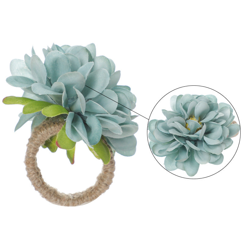 Dalias artificiales para bodas y eventos - Champán