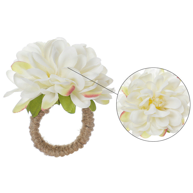 Dalias artificiales para bodas y eventos - Blush