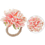 Dalias artificiales para bodas y eventos - Amarillo