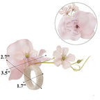 Orquídeas artificiales de 4" x 3" para bodas y eventos