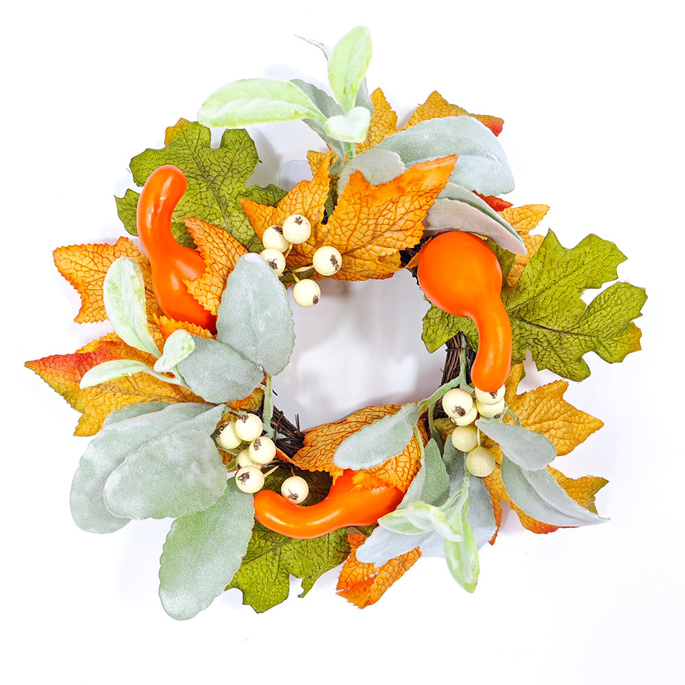 Calabazas artificiales de 12" para jardín, balcón y terraza - E