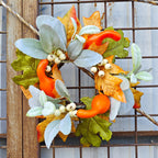 Calabazas artificiales de 12" para jardín, balcón y terraza