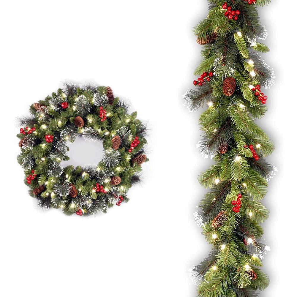 Boj artificial de 17" x 17" para bodas y eventos - Verde 17.7" (wreath)