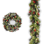 Boj artificial de 17" x 17" para bodas y eventos - Verde 17.7" (wreath)