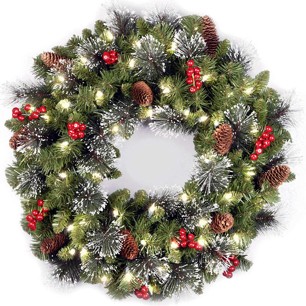 Boj artificial de 17" x 17" para bodas y eventos - Verde 19.6" (wreath)