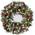 Boj artificial de 17" x 17" para bodas y eventos - Verde 19.6" (wreath)