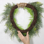 Ramas de pino artificiales de 18" x 15" para decoración de interiores