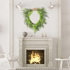 Ramas de pino artificiales de 18" x 15" para decoración de interiores
