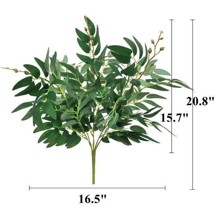 Ramas artificiales de 20" x 16" para bodas y eventos - Verde 3