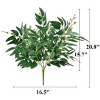 Ramas artificiales de 20" x 16" para bodas y eventos - Verde 3