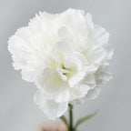 Claveles artificiales de 10.6" para bodas y eventos - Rosa