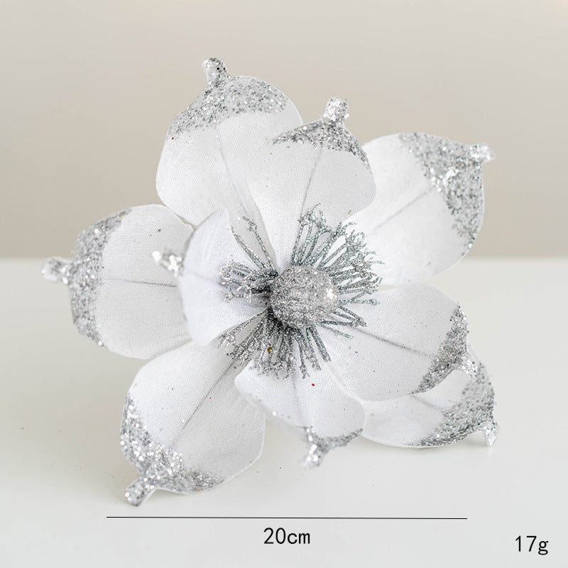 Magnolias artificiales de 8" x 8" para bodas y eventos