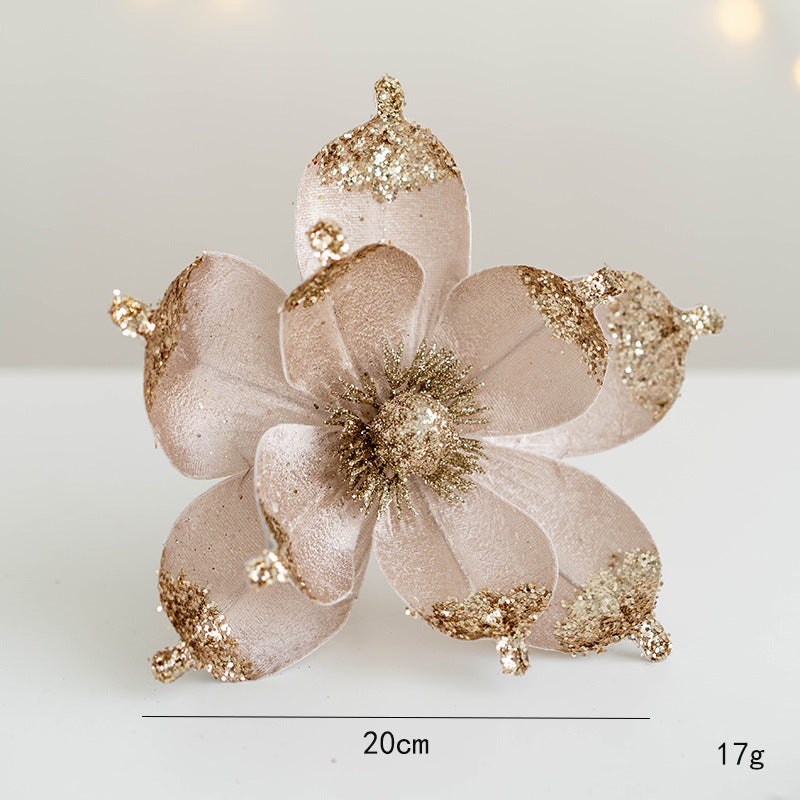 Magnolias artificiales de 8" x 8" para bodas y eventos