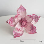 Magnolias artificiales de 8" x 8" para bodas y eventos