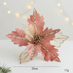 Flores de Pascua artificiales de 9.8" para bodas y eventos