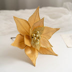 Flores de Pascua artificiales de 9" x 9" para bodas y eventos