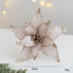 Flores de Pascua artificiales de 9.8" para bodas y eventos