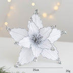 Flores de Pascua artificiales de 9.8" para bodas y eventos