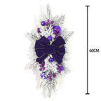 Ramas de pino artificiales de 11" x 27" para jardín, balcón y terraza