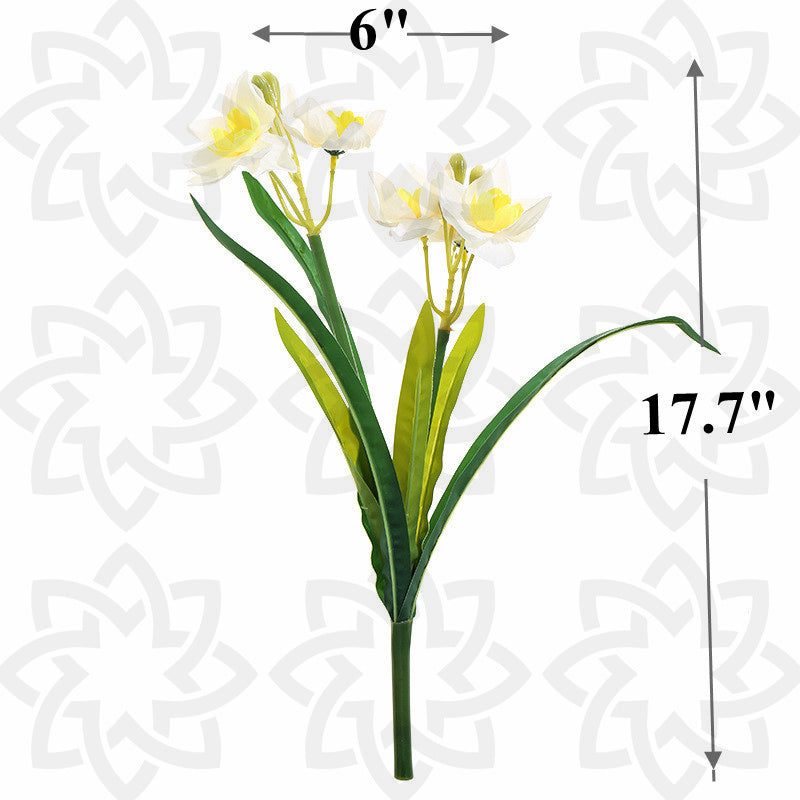 Narcisos artificiales de 17.7" para bodas y eventos