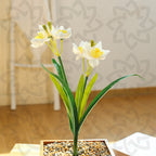 Narcisos artificiales de 17.7" para bodas y eventos