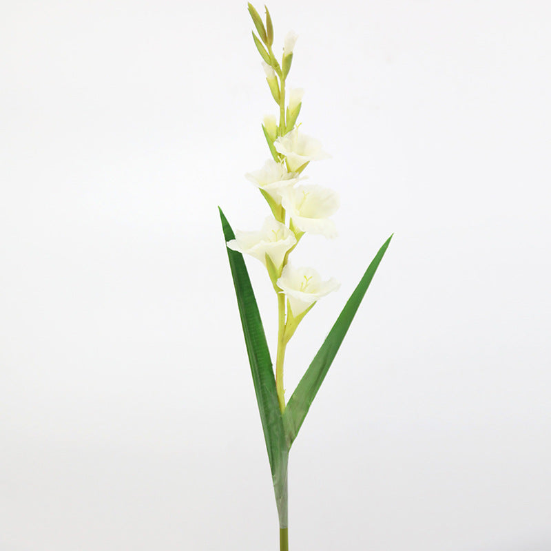 Tallos artificiales de 43" 5 piezas para decoración del hogar, eventos y escaparates - Amarillo
