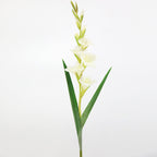 Tallos artificiales de 43" 5 piezas para decoración del hogar, eventos y escaparates - Amarillo