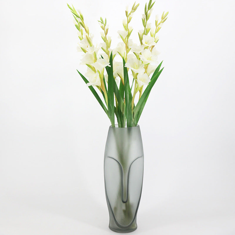 Tallos artificiales de 43" 5 piezas para decoración del hogar, eventos y escaparates - Blanco