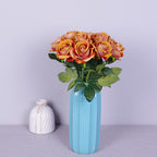 Rosas artificiales de 19" x 4" 10 piezas para bodas y eventos - Lilac