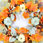 Calabazas artificiales de 17" x 17" para decoración de interiores