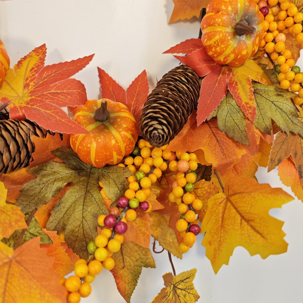 Calabazas artificiales de 19" x 19" para decoración de interiores