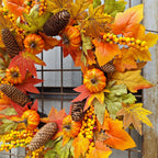 Calabazas artificiales de 19" x 19" para decoración de interiores
