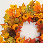 Calabazas artificiales de 19" x 19" para decoración de interiores