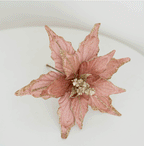 Flores de Pascua artificiales de 11" para bodas y eventos - Champán