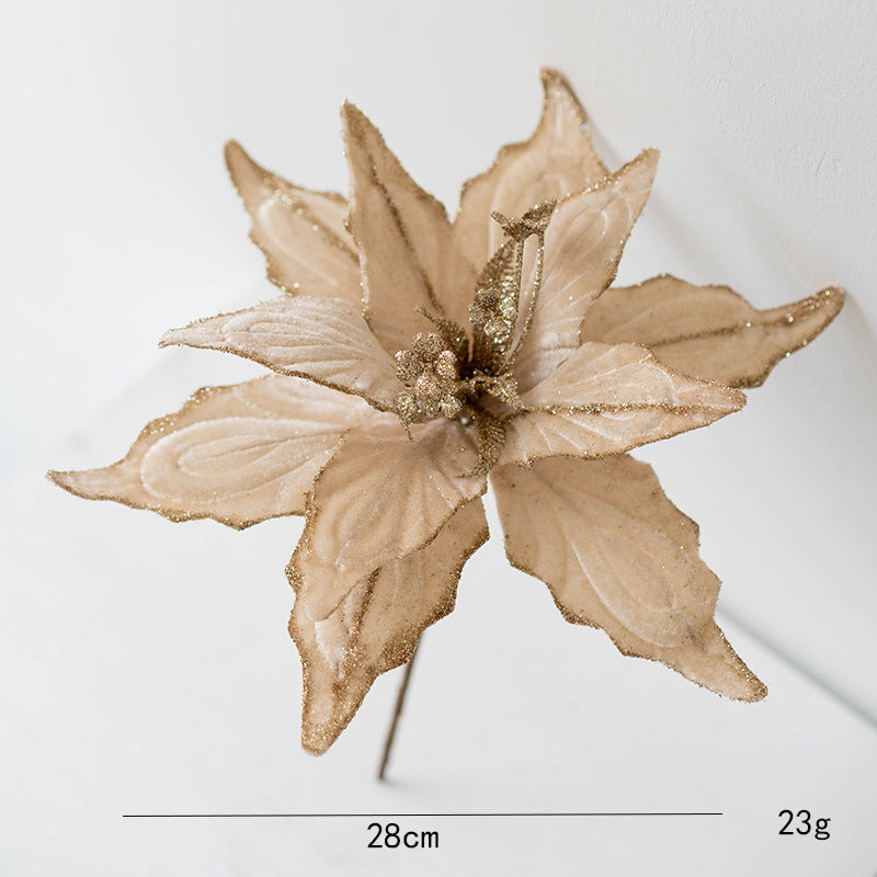 Flores de Pascua artificiales de 11" para bodas y eventos