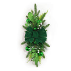 Ramas de pino artificiales de 11" x 27" para jardín, balcón y terraza