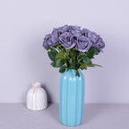 Rosas artificiales de 19" x 4" 10 piezas para bodas y eventos - Blush