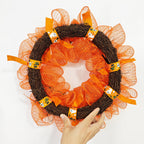 Calabazas artificiales de 17" x 17" para decoración de interiores