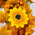 Hojas de arce artificiales de 17" x 17" para decoración de interiores