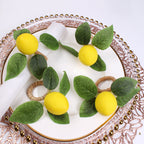 Flores artificiales de 2" x 2" 6 piezas para bodas y eventos - Amarillo