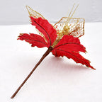 Flores de Pascua artificiales de 8" para bodas y eventos