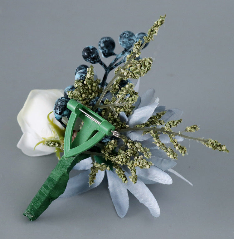 Dalias artificiales de 5" x 3" para jardín, balcón y terraza