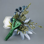 Dalias artificiales de 5" x 3" para jardín, balcón y terraza