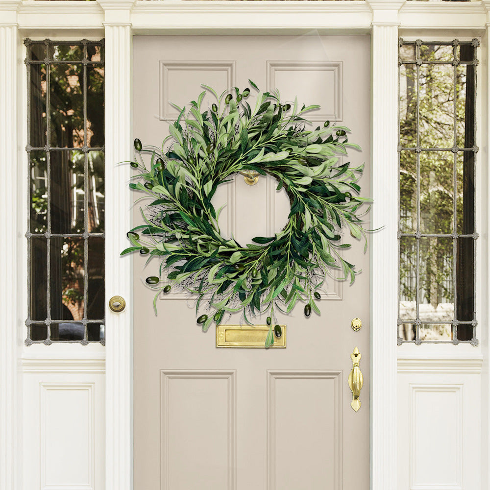 Boj artificial de 17" x 17" para decoración de interiores - Verde 17.7"