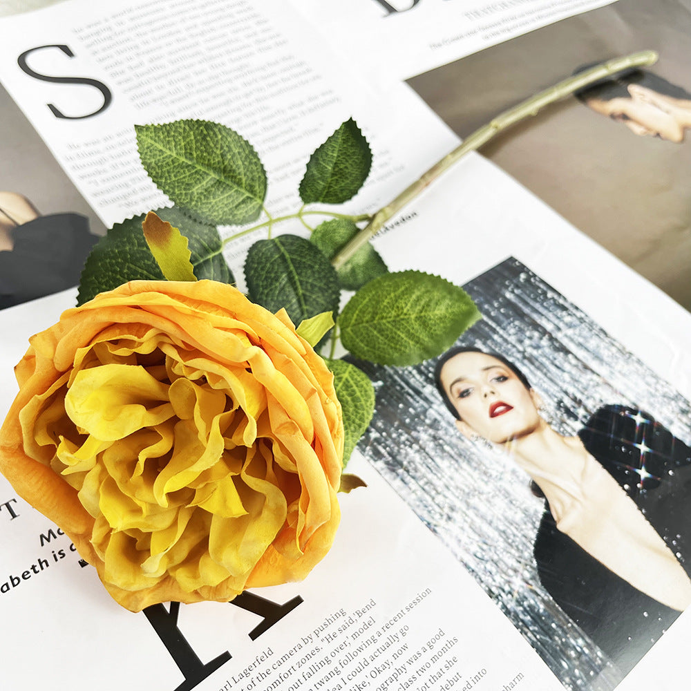 Rosas artificiales con tacto real de 17" para bodas y eventos