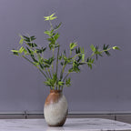 Tallos artificiales de 32" para decoración del hogar, eventos y escaparates - Verde 1 stem